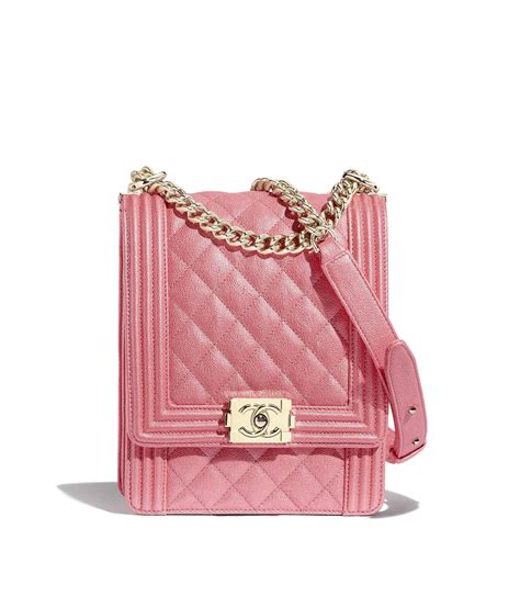 chanel pink boy|Chanel black handbags.